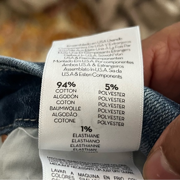 MOTHER SZ 29 high waisted looker ankle fray get your groove back - Picture 7 of 7